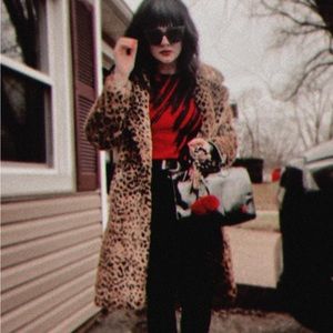 Leopard Faux Fur Coat
